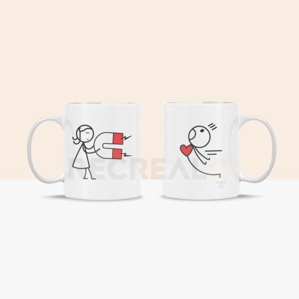 Tazas de parejas. Atracción de amor. Regalos personalizados y creativos en Cusco